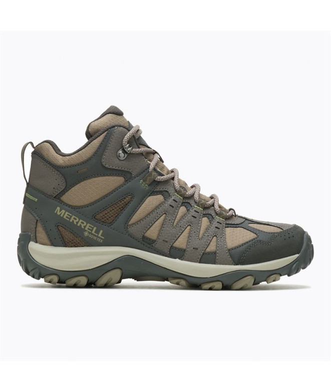 Botas de montanha Accentor Sport 3 Mid Gore-Tex castanho Homem