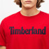 T-shirt Timberland Kennebec Linear rouge Homme