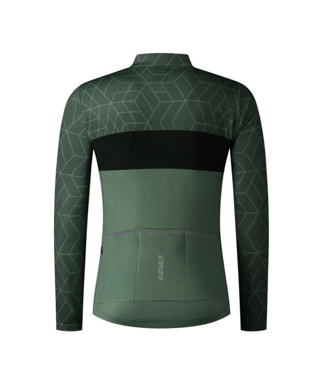 Chaqueta de Ciclismo Shimano Vertex Printed Verde