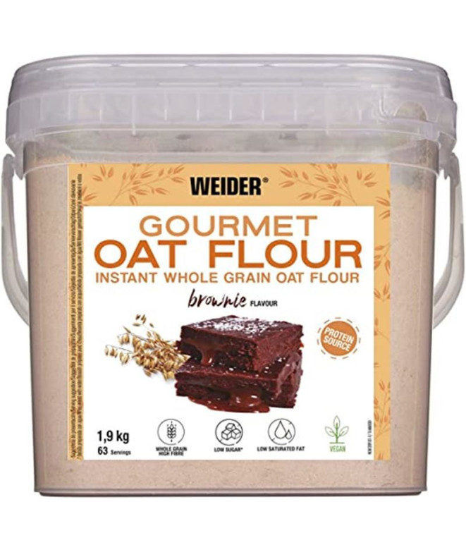 Farine Gourmet d'Avoine Weider 1.9Kg Brownie