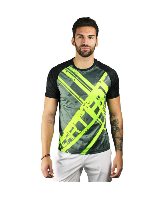 Camisa Padel Cartri Luxer preto Homem