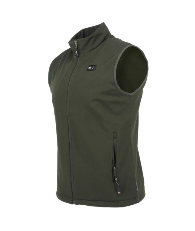 Gilet Joluvi Coquille de chaleur Vert olive Homme