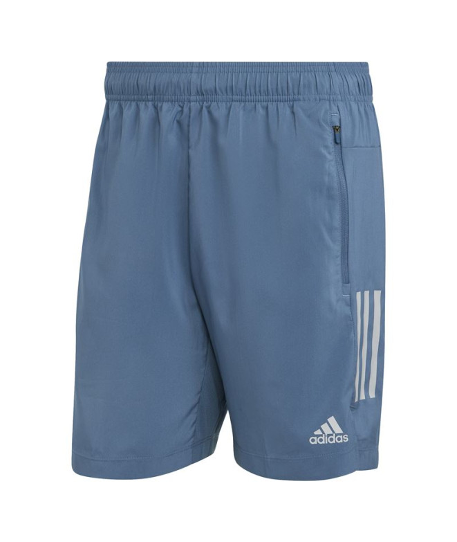 Calça adidas calções Treino azul Homem