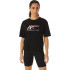 T-shirt de fitness Asics Tiger preto Mulher