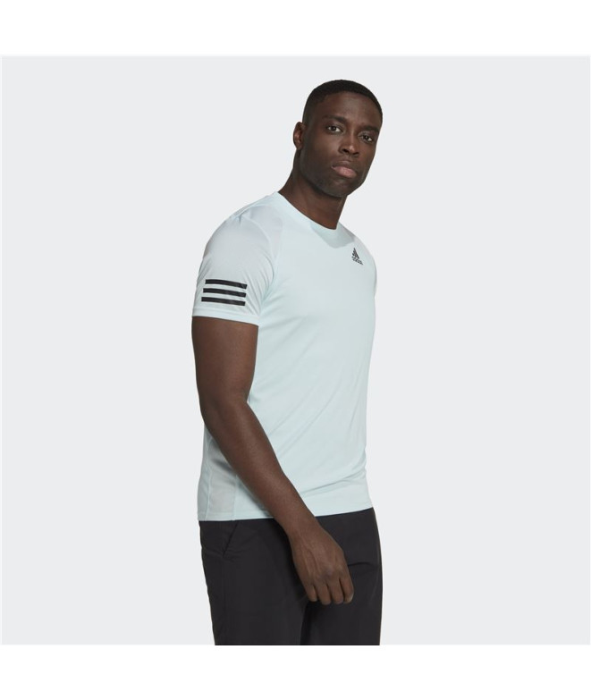 T-shirt adidas Club Tennis 3-Stripes azul para...
