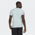 T-shirt adidas Club Tennis 3-Stripes azul para homem