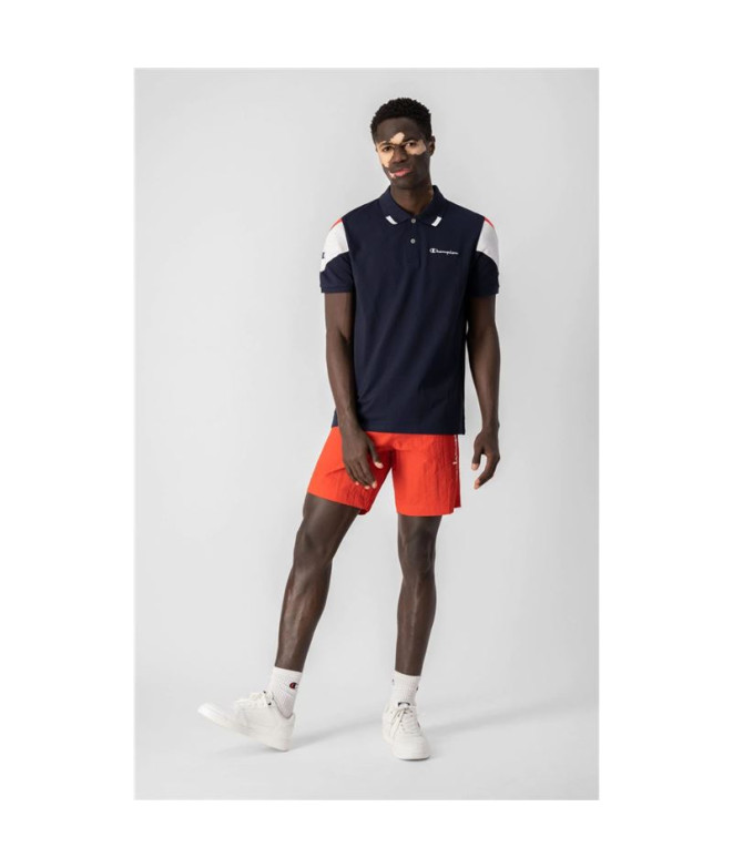 T-shirt Polo Champion Bleu