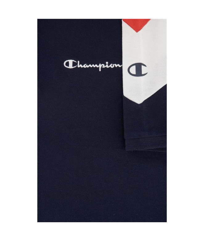 T-shirt Polo Champion Bleu
