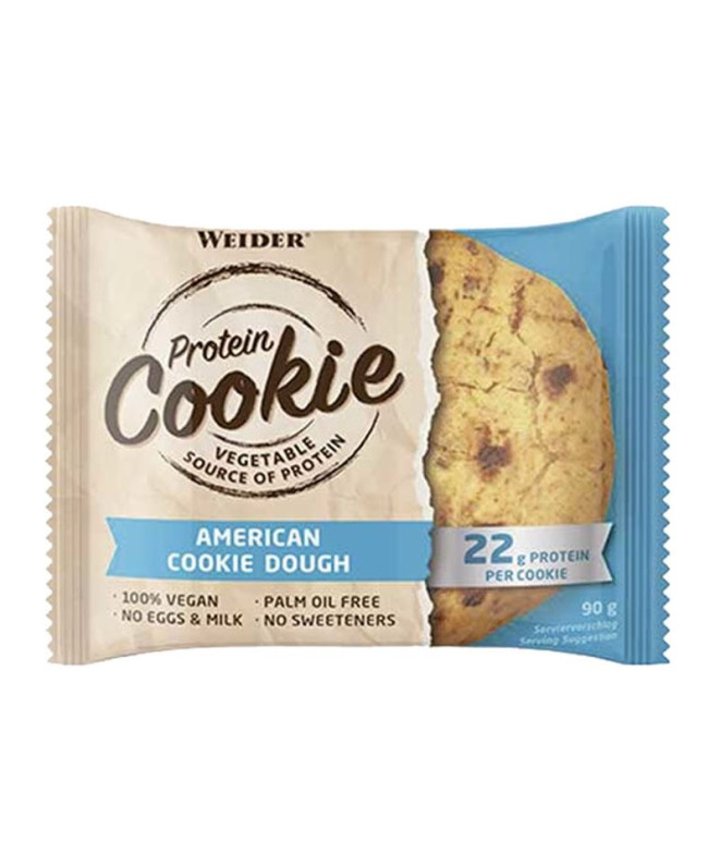 Bolachas de Proteína Weider American Cookie Dough 90g