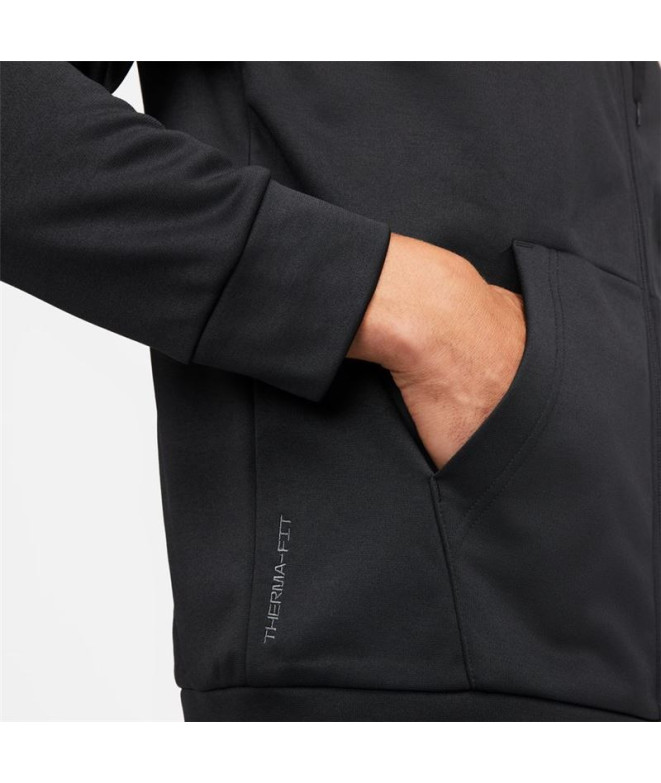 Chaqueta de trining Nike Therma-FIT negro Hombre