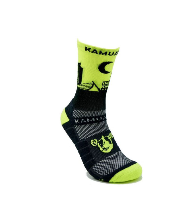 Meias Running Kamuabu Night Valencian Breeze...