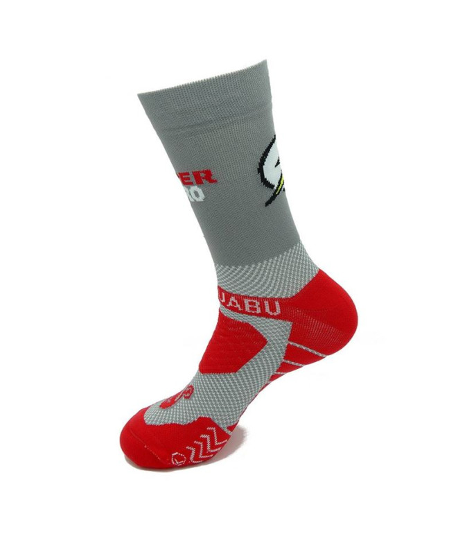 Meias Running Kamuabu uper Hero Cinzento unissex