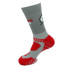 Meias Running Kamuabu uper Hero Cinzento unissex