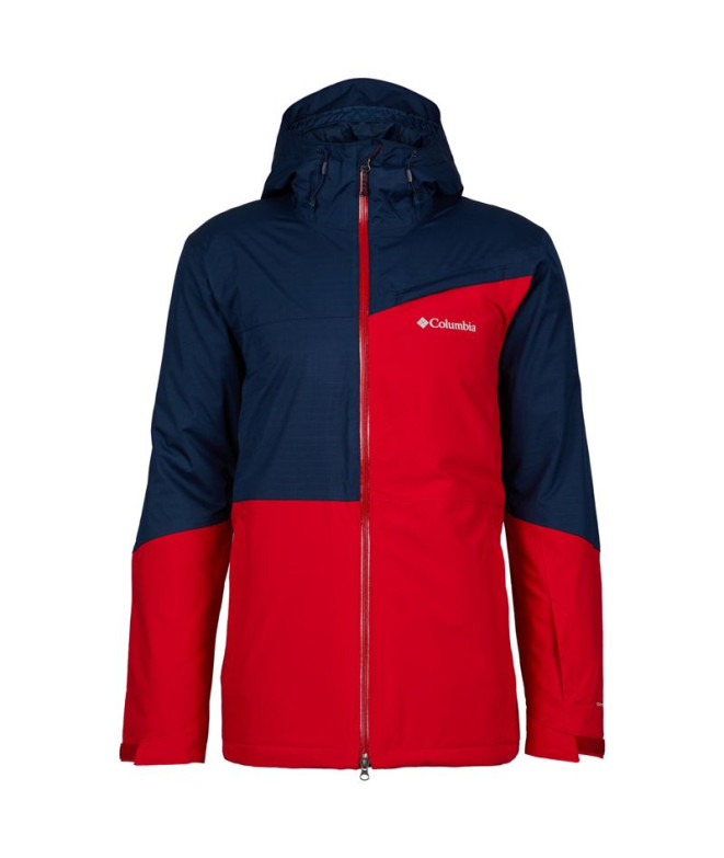 Chaqueta de montaña Columbia Iceberg Point rojo Hombre