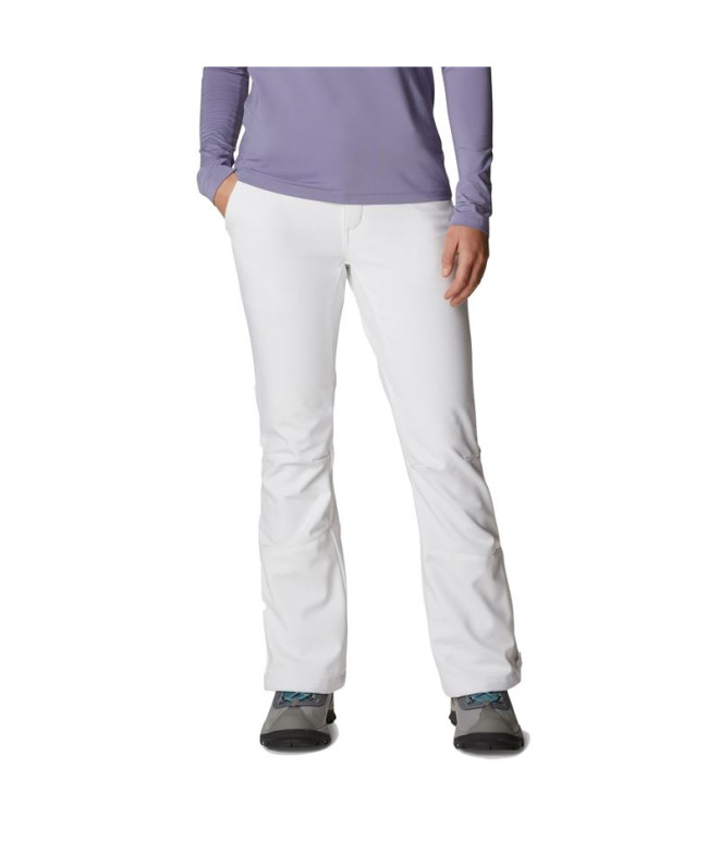 Calças de alpinismo Columbia Roffee Ridge IV branco Mulher