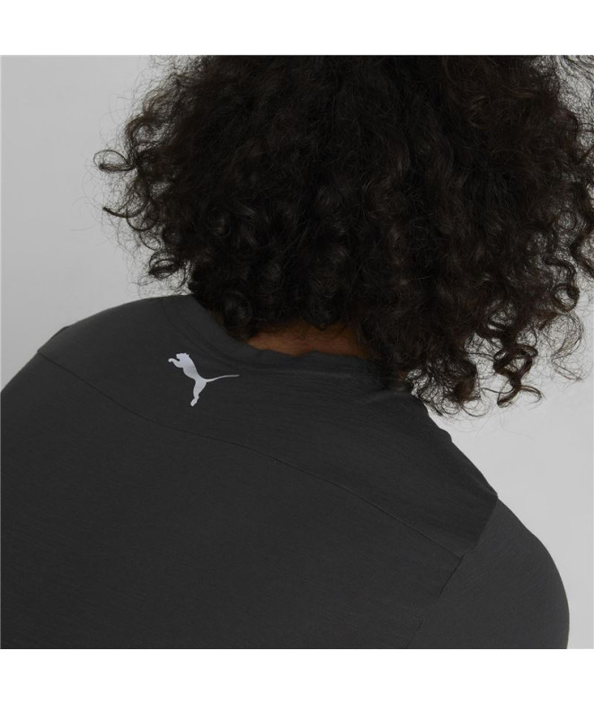 Camiseta de running Puma Performace Logo negro...