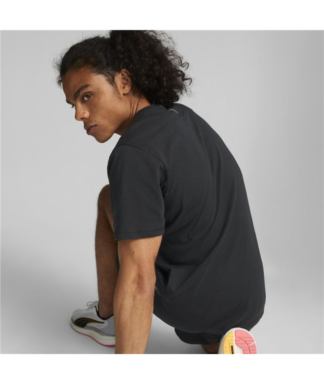 Camiseta de running Puma Performace Logo negro...