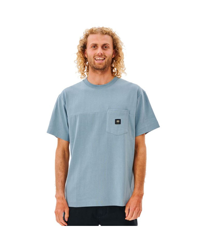 T-shirt Rip Curl Pocket Quality Surf Products azul Homem