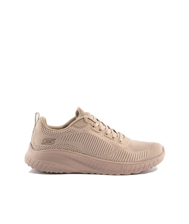 Chaussures Skechers Bobs Squad Chaos - F Femme Nude Engineered Knit