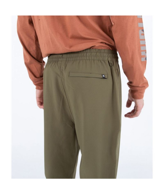 Calça Hurley Explorer dri outsider trek verde...