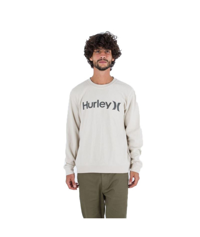 Hurley O&O Solid Summer sweatshirt blanc Hommes