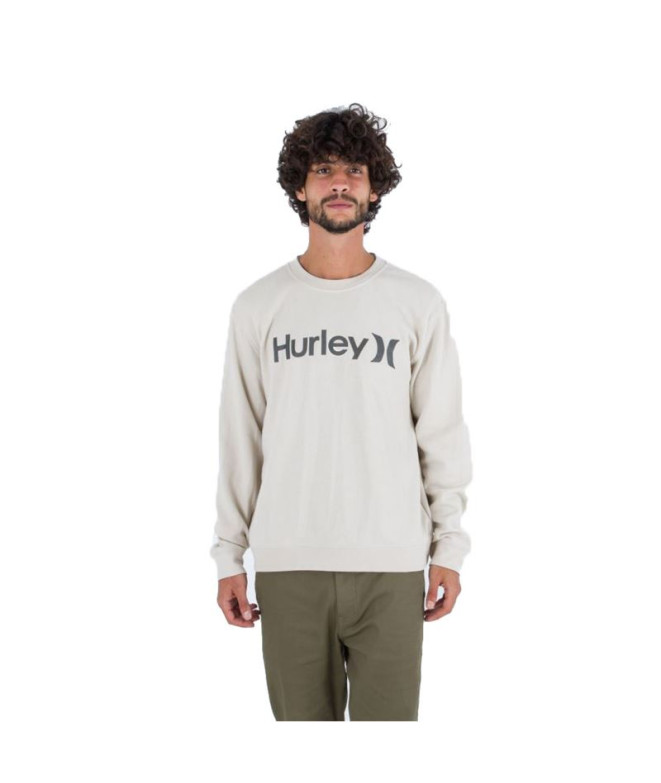 Sweatshirt Hurley O&O Solid Summer branca Homem