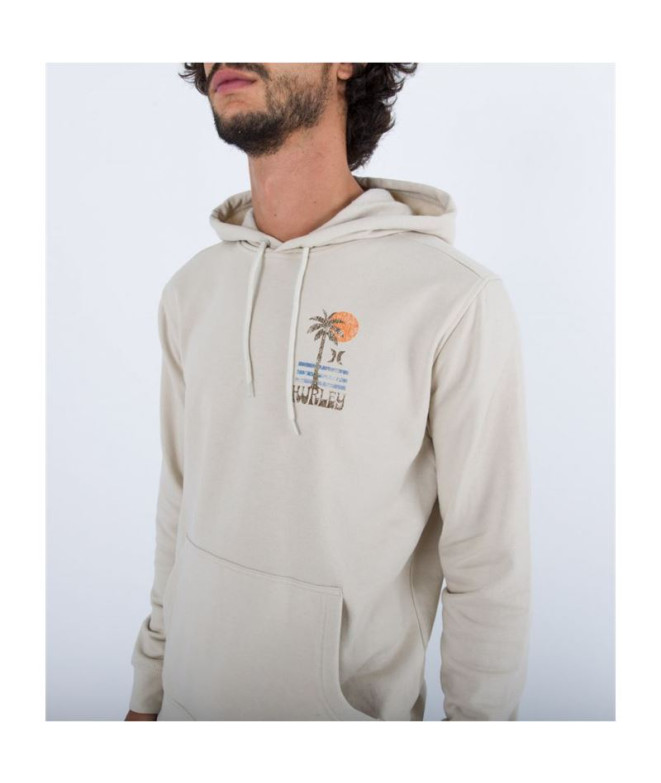 Sweatshirt Hurley 77 beige Homme