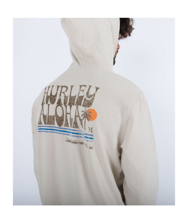 Sweatshirt Hurley 77 beige Homem