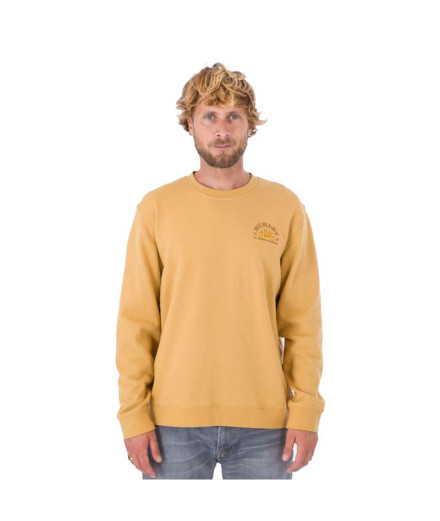 Sweatshirt Hurley No Bummers yellow Man Sweatshirt Hurley No Bummers yellow Man