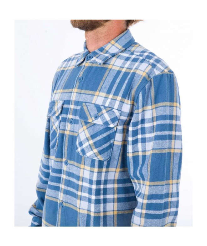 Camisa Hurley Santa Cruz para homem Azul