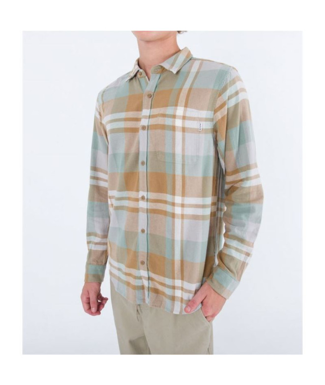 Camisa Hurley Portland Organic Dorado Hombre