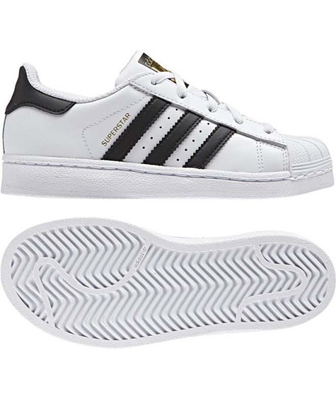 Chaussures adidas Superstar blanc Junior