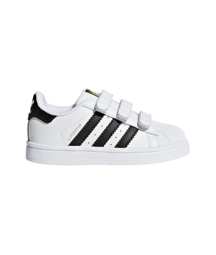 Chaussures adidas Superstar blanc Bébé