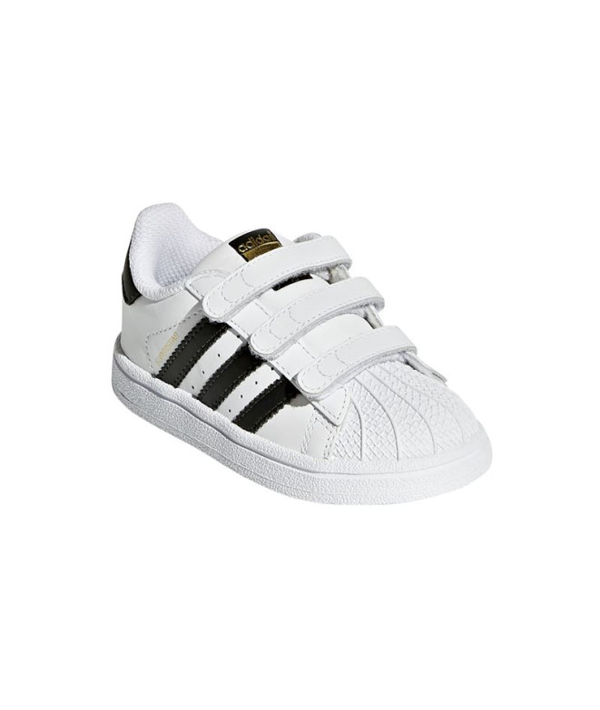 Chaussures adidas Superstar blanc Bébé