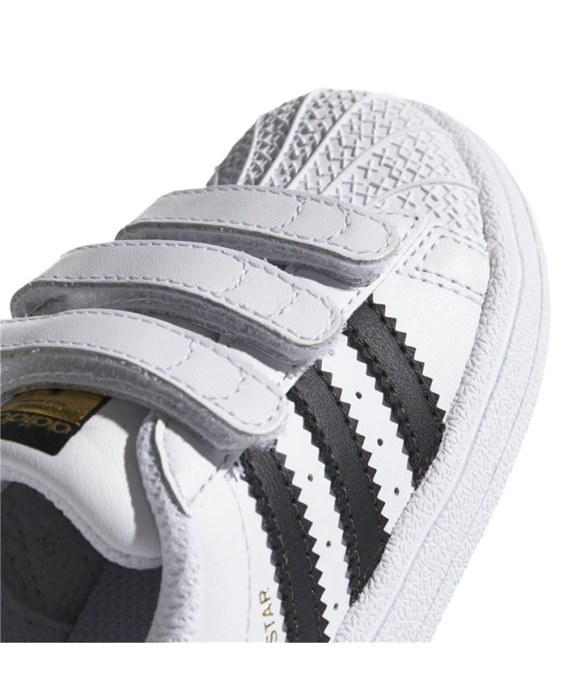 Chaussures adidas Superstar blanc Bébé