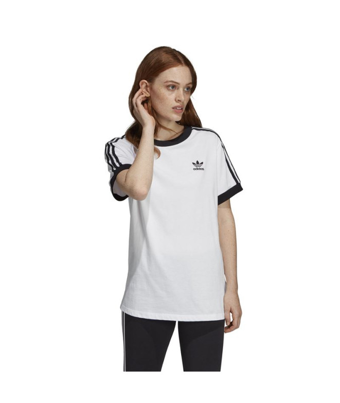 T-shirt adidas Originals 3 Stripes blanc Femme