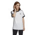 Camiseta adidas Originals 3 Stripes branco Mulher