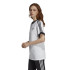 Camiseta adidas Originals 3 Stripes branco Mulher