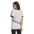Camiseta adidas Originals 3 Stripes branco Mulher