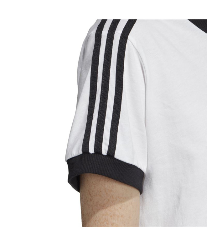 T-shirt adidas Originals 3 Stripes blanc Femme