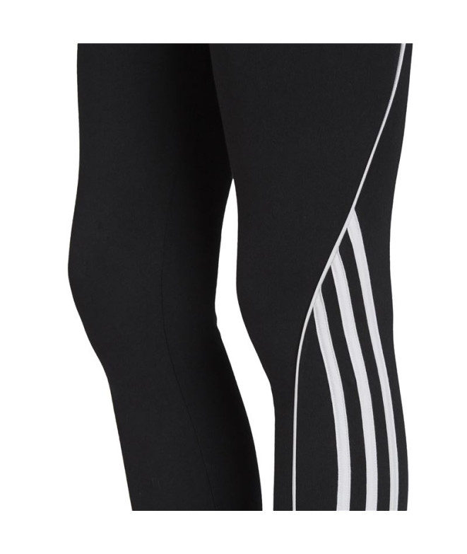 Mallas adidas 3 Stripes negro Mujer