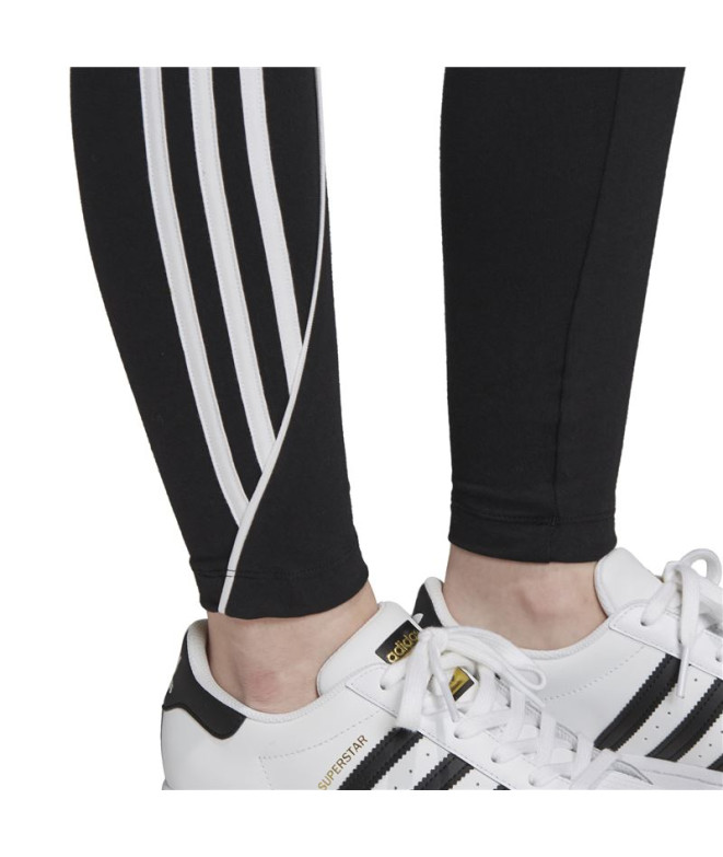 Mallas adidas 3 Stripes negro Mujer