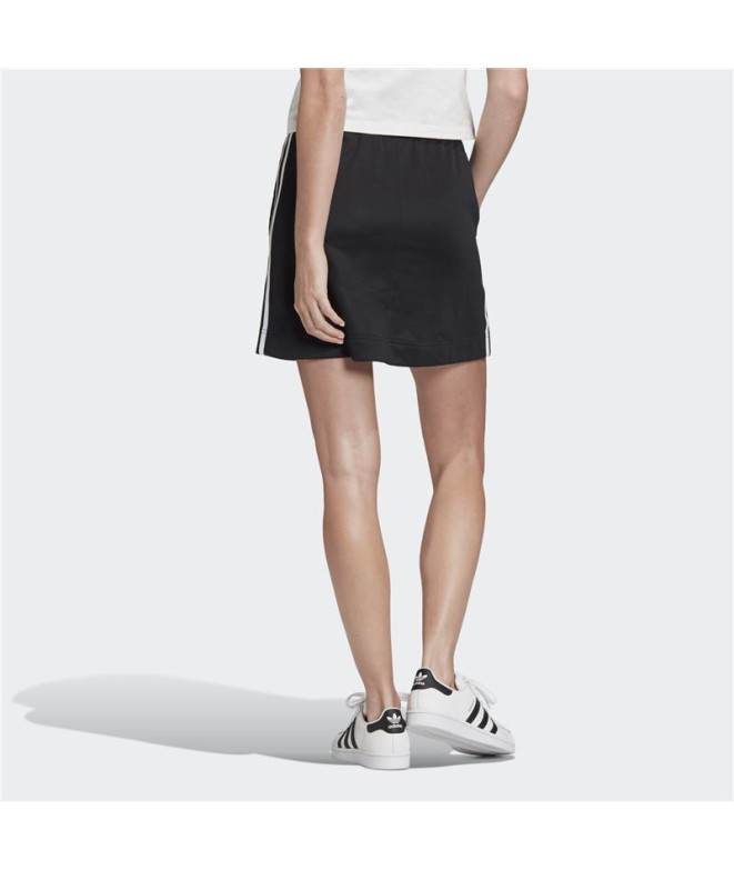 Saia adidas 3 Stripes black Mulheres