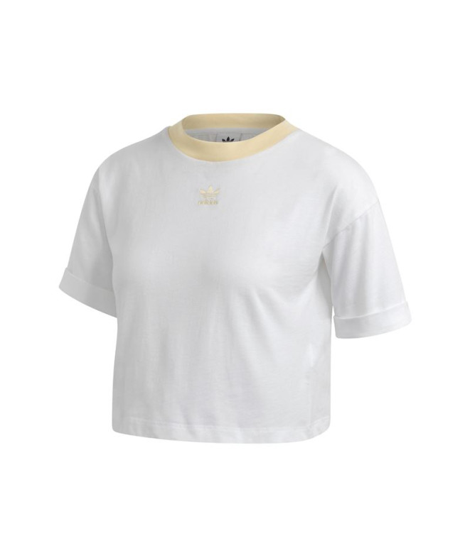 Camiseta adidas Tiny Trefoil branco Mulher