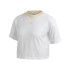 T-shirt adidas Petit trèfle blanc Femme