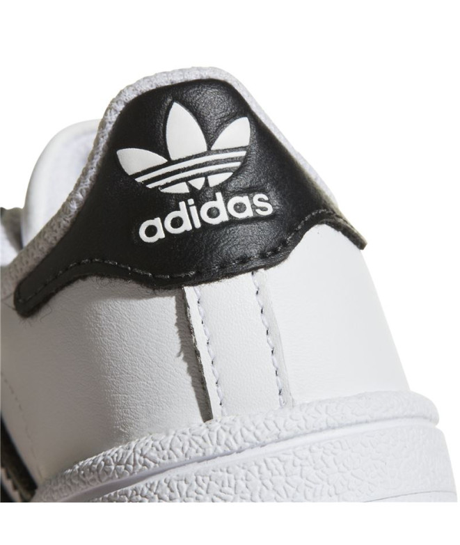 Chaussures adidas Superstar blanc/noir Enfant