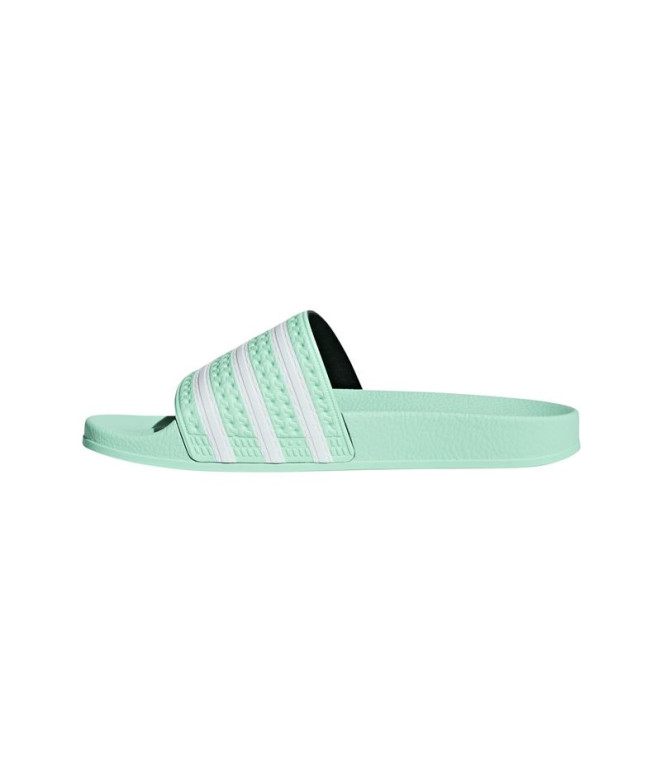 Tongs adidas Adilette verte Femme