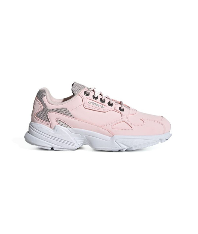 Adidas falcon outlet trainers womens pink