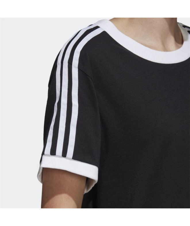 T-shirt adidas 3 bandes noires Femme