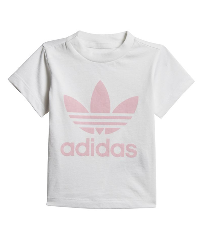 Conjunto adidas Trefoil rosa Menina